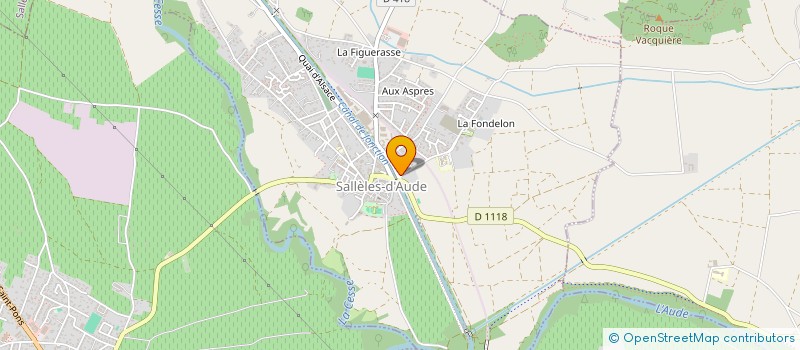 localisation de l'entreprise SCI CARREE à NARBONNE