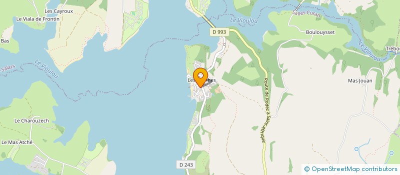 localisation de l'entreprise SCI CARREFOUR 89  SALLES-CURAN