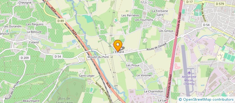 localisation de l'entreprise SCI CARREFOUR DE L'EUROPE à CHARNAY-LES-MACON