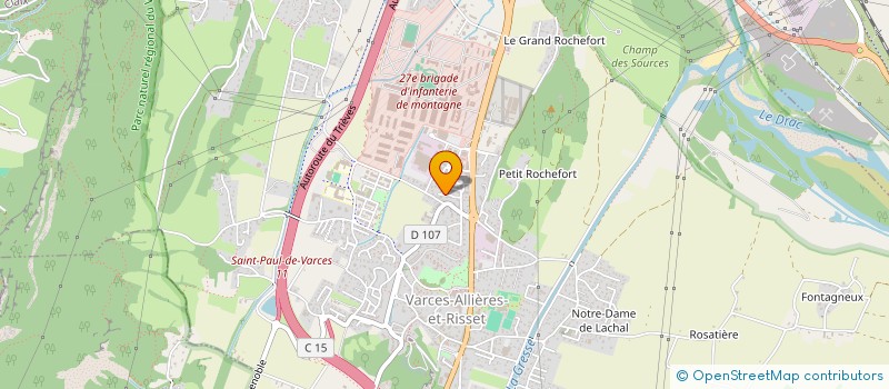 localisation de l'entreprise SCI CARRER TIRADOS à VARCES-ALLIERES-ET-RISSET