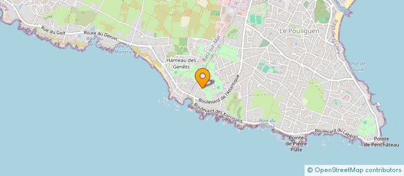 localisation de l'entreprise SCI CARRERA  LE POULIGUEN