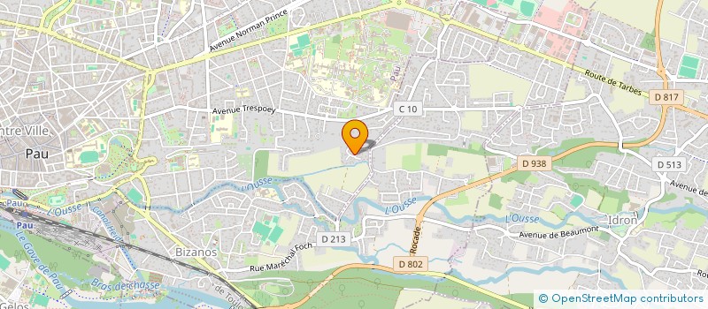 localisation de l'entreprise SCI CARRERA à PAU