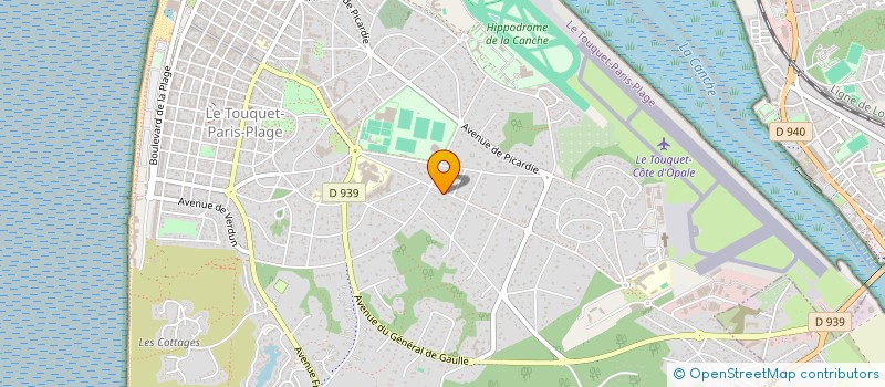 localisation de l'entreprise SCI CARRERA à LE TOUQUET-PARIS-PLAGE