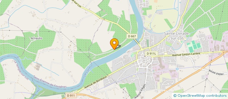 localisation de l'entreprise SCI CARRERA DE PRINS  SAINTE-LIVRADE-SUR-LOT