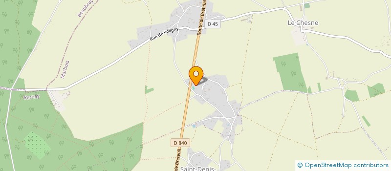 localisation de l'entreprise SCI CARRERE  MARBOIS