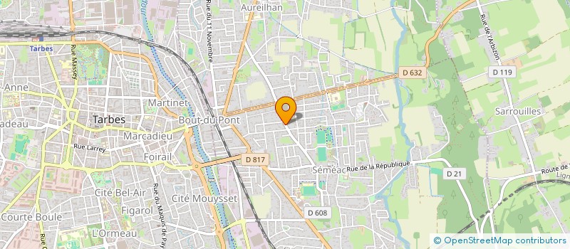 localisation de l'entreprise SCI CARRERE  SEMEAC