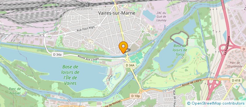 localisation de l'entreprise SCI CARRERIAN  VAIRES-SUR-MARNE