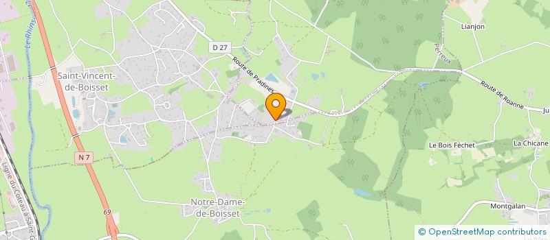 localisation de l'entreprise SCI CARRETIER à BEYNOST