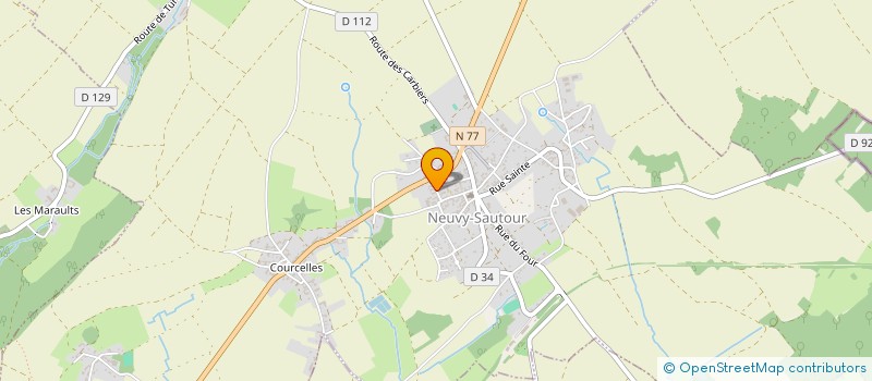 localisation de l'entreprise SCI CARRETTE FAMILY  NEUVY-SAUTOUR