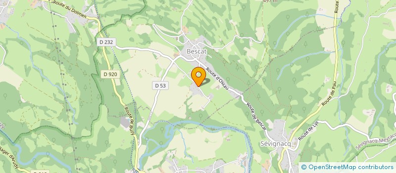 localisation de l'entreprise SCI CARREY & CIE  BESCAT