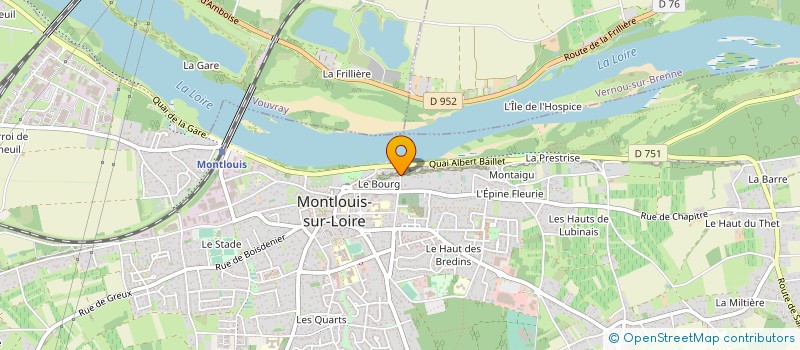 localisation de l'entreprise SCI CARREZ à MONTLOUIS-SUR-LOIRE