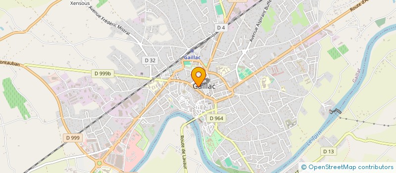 localisation de l'entreprise SCI CARRI  GAILLAC