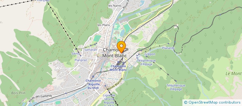 localisation de l'entreprise SCI CARRIER  CHAMONIX-MONT-BLANC
