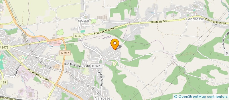 localisation de l'entreprise SCI CARRIER DE PIETREMONT  NARROSSE