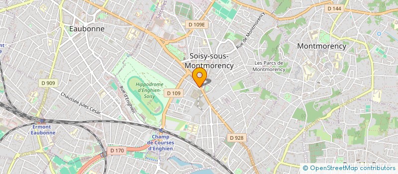 localisation de l'entreprise SCI CARRIERE  SOISY-SOUS-MONTMORENCY