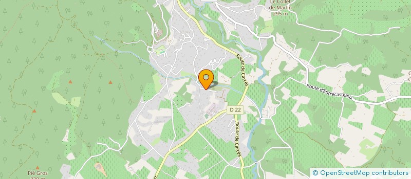 localisation de l'entreprise SCI CARRIERE  COTIGNAC