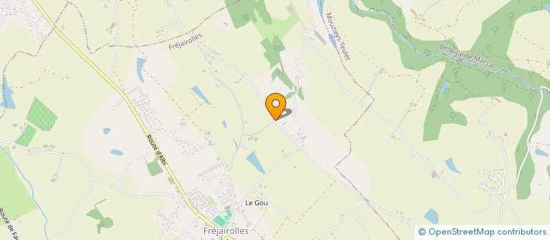 localisation de l'entreprise SCI CARRIERE CHARPENTES  FREJAIROLLES