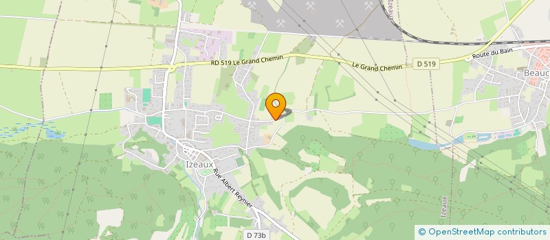 localisation de l'entreprise SCI CARRIERES D IZEAUX  IZEAUX