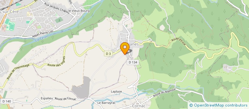 localisation de l'entreprise SCI CARRIERES DE PONTOUILLAC  GLANES