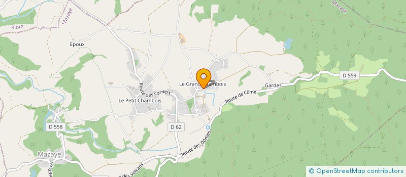 localisation de l'entreprise SCI CARRIERES DES GRANDS MOULINS MT DORE  MAZAYE