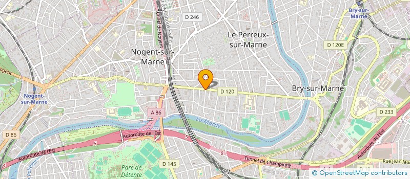 localisation de l'entreprise SCI CARRIERES INVEST  LE PERREUX-SUR-MARNE