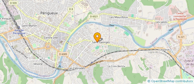localisation de l'entreprise SCI CARRIMMO à PERIGUEUX