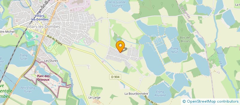 localisation de l'entreprise SCI CARRON à VILLARS-LES-DOMBES