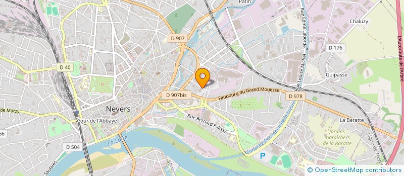 localisation de l'entreprise SCI CARROSSERIE DE LOIRE à NEVERS