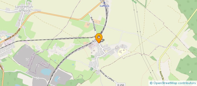 localisation de l'entreprise SCI CARROSSERIE MARQUISIENNE  CAFFIERS