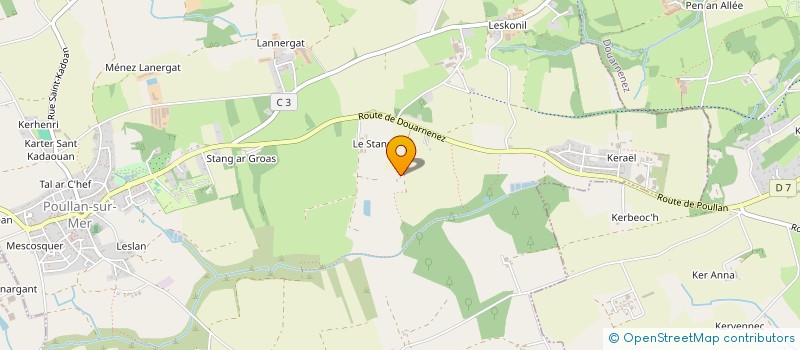 localisation de l'entreprise SCI CARROT ALAIN  DOUARNENEZ