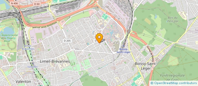 localisation de l'entreprise SCI CARROT PRO  LIMEIL-BREVANNES