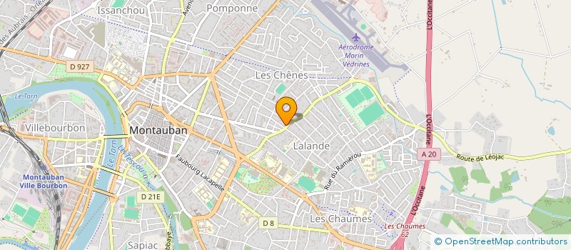 localisation de l'entreprise SCI CARROUL  MONTAUBAN