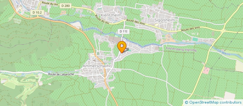 localisation de l'entreprise SCI CARRRE  AMMERSCHWIHR