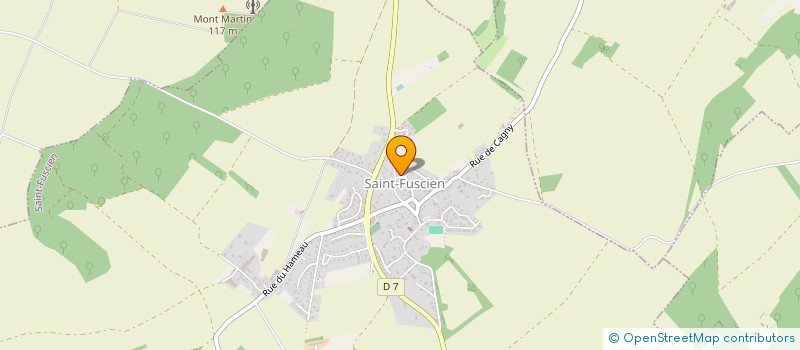 localisation de l'entreprise SCI CARSA à SAINT-FUSCIEN