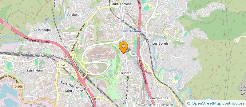 localisation de l'entreprise SCI CARSAM à MARSEILLE