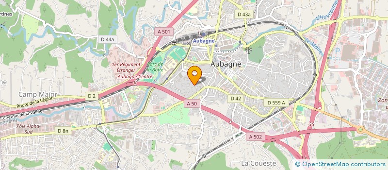 localisation de l'entreprise SCI CARSANA à AUBAGNE
