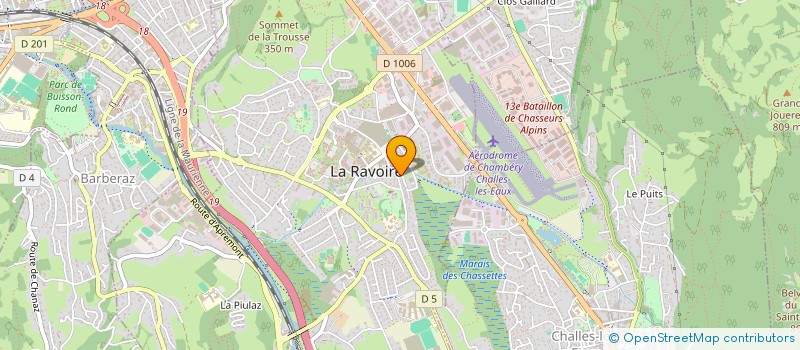 localisation de l'entreprise SCI CARSAND  LA RAVOIRE