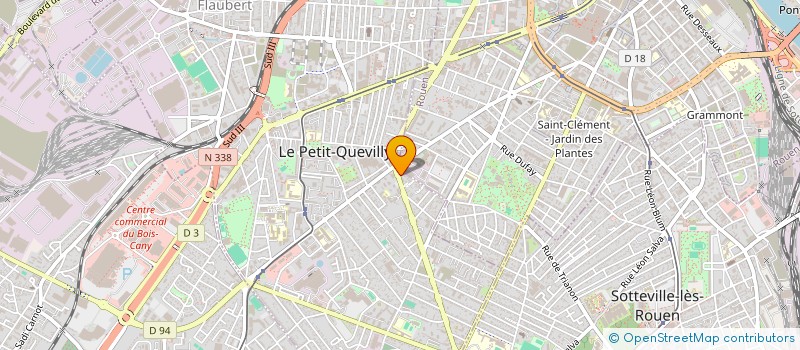 localisation de l'entreprise SCI CARSEB  LE PETIT-QUEVILLY