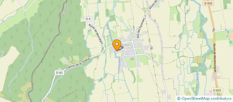 localisation de l'entreprise SCI CARSO  CAIXON