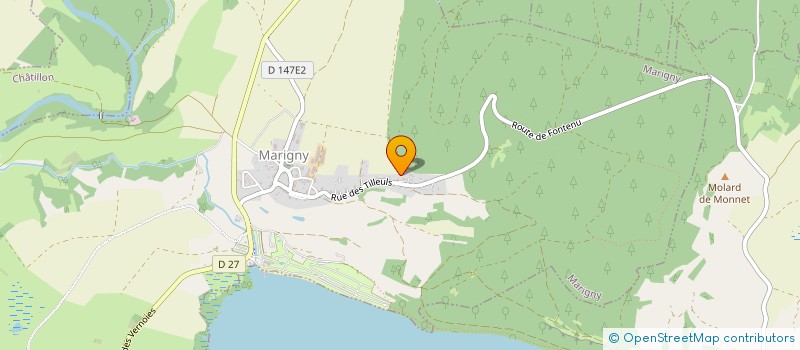 localisation de l'entreprise SCI CARSYL  MARIGNY