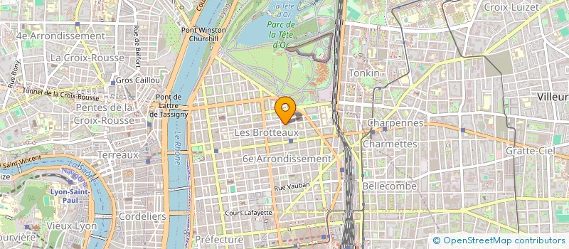 localisation de l'entreprise SCI CARTALLIER  LYON