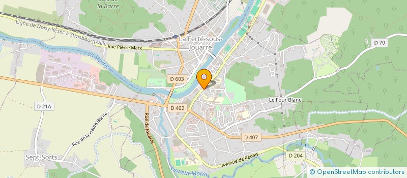 localisation de l'entreprise SCI CARTAUD  LA FERTE-SOUS-JOUARRE
