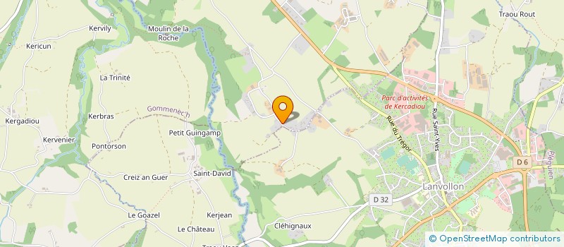 localisation de l'entreprise SCI CARTER & HARRIS  LANNEBERT