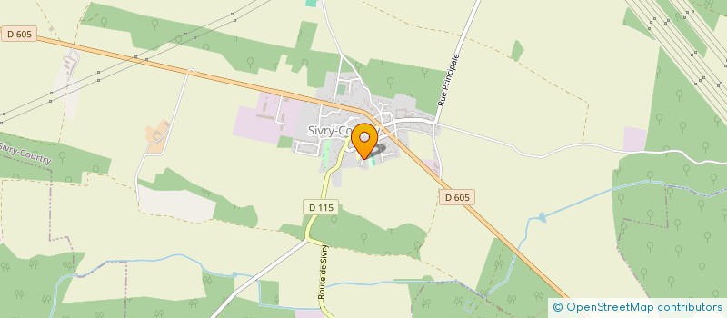 localisation de l'entreprise SCI CARTESIEADES  SIVRY-COURTRY