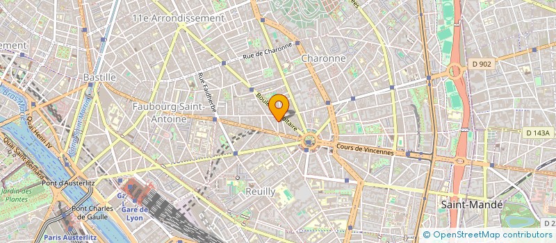 localisation de l'entreprise SCI CARTHAGE  PARIS