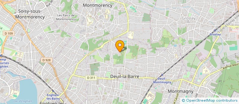 localisation de l'entreprise SCI CARTHAGE  DEUIL-LA-BARRE