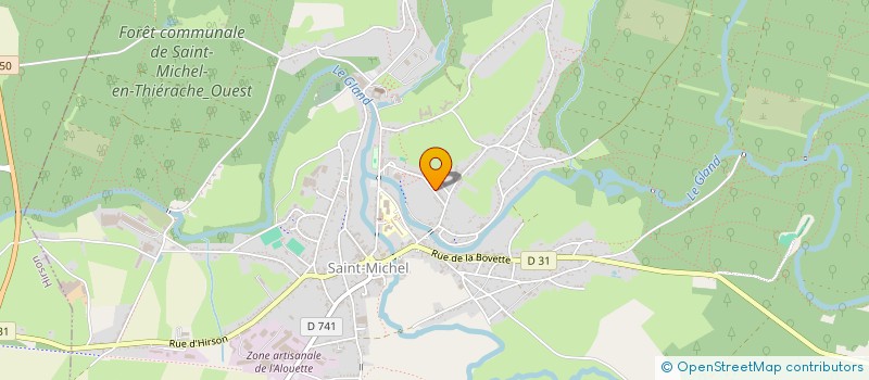 localisation de l'entreprise SCI CARTHAGE  SAINT-MICHEL