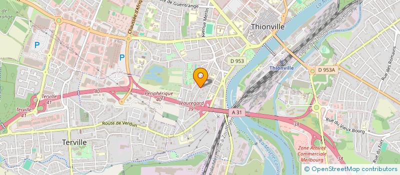localisation de l'entreprise SCI CARTHAGE 6 à THIONVILLE