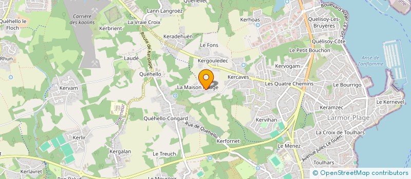 localisation de l'entreprise SCI CARTHUR  LARMOR-PLAGE