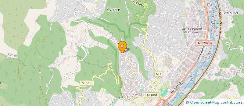 localisation de l'entreprise SCI CARTIENNE à CARROS